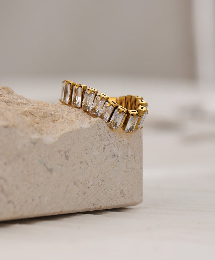 Baguette Ring - Crystal Clear