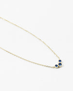 Dainty Sterling Sapphire Necklace