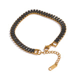 Baguette Bracelet - Black