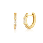8mm Teeny Huggie Hoop Earrings