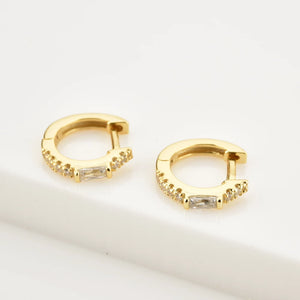 8mm Teeny Huggie Hoop Earrings