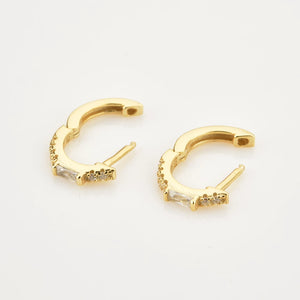8mm Teeny Huggie Hoop Earrings
